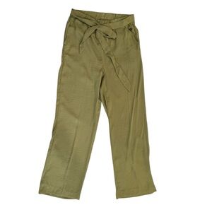Olive Green Wide-Leg Pants Sz S